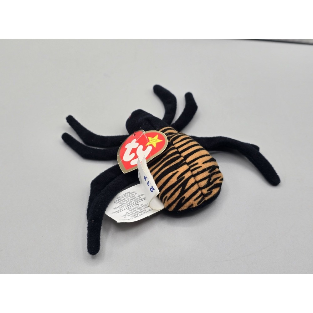 1999 ty Teenie Beanie Babies Spinner The Spider - Picture 3 of 9